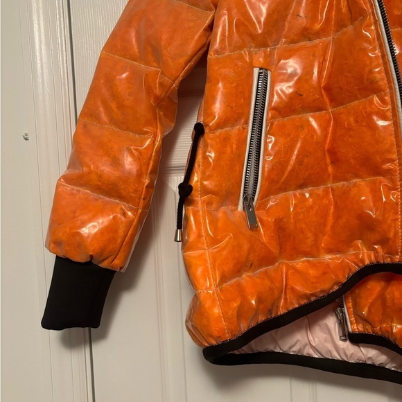 Flo & Clo Transparent Down Coat - Picture 10 of 12